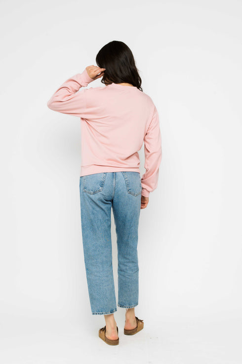 Jenna-Luxe Fleece Crew